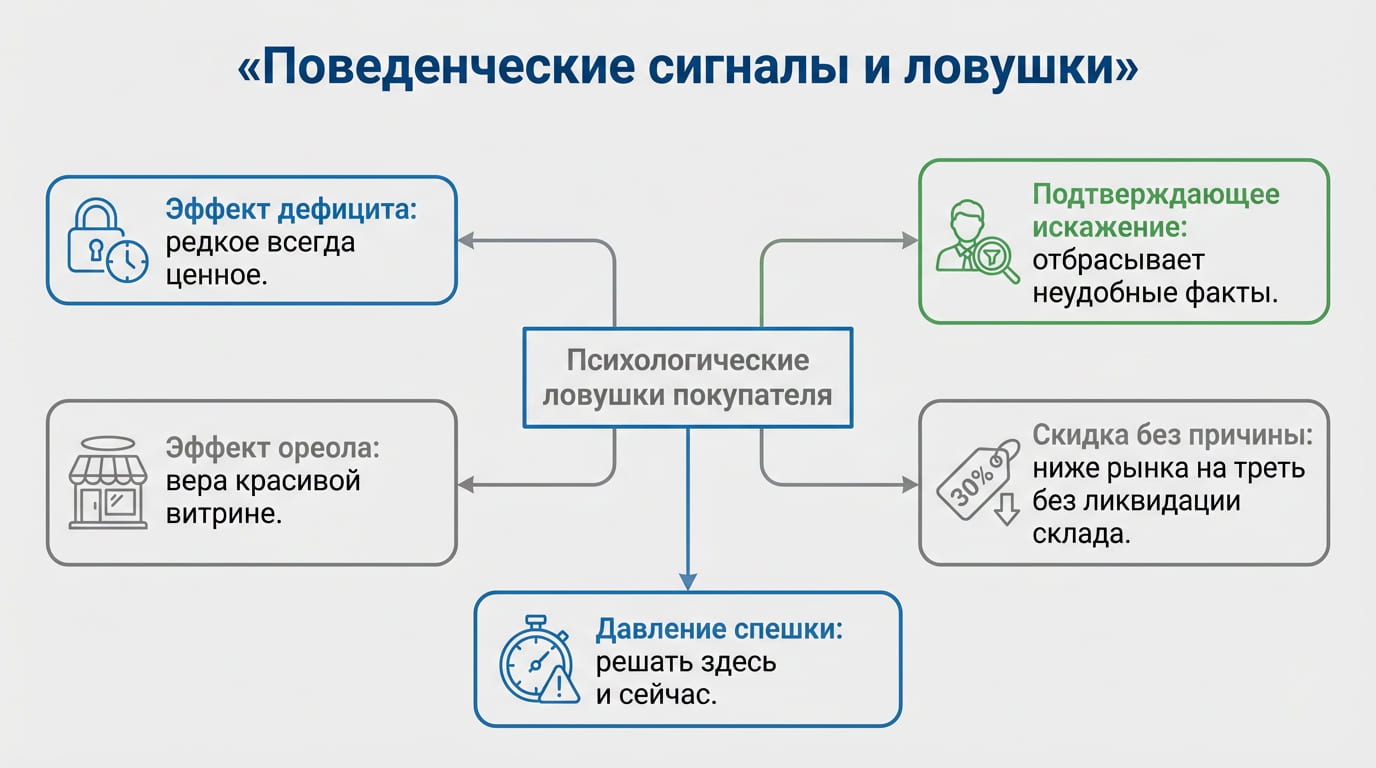 поведенческие сигналы и ловушки